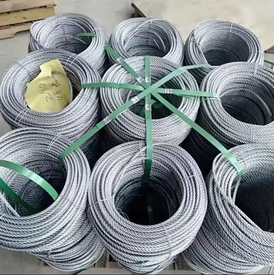 18mm 6*19 steel core Galvanizing Alloy steel wire Wire rope for marine deck cranes