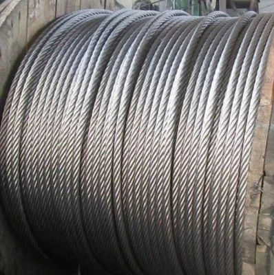 Galvanizing Treatment Wire Rope Sling 18mm 6x19 Steel Core For Marine Deck Cranes