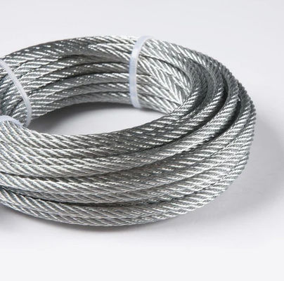 16mm Fiber Core Galvanizing High Carbon Wire Rope Sling For Marine Deck Cranes
