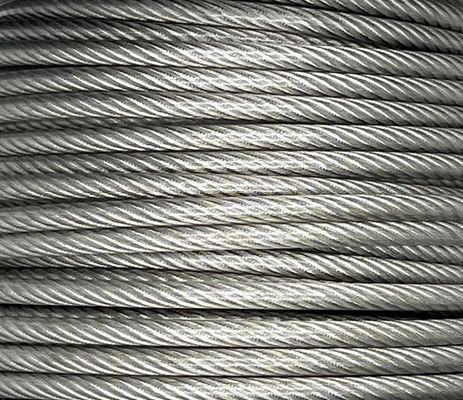20mm Wire Rope Sling 6x37 Steel Core Galvanized Cable Wire For Marine Deck Cranes