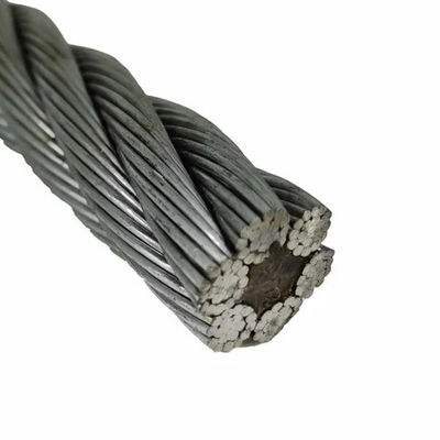 16mm Fiber Core Galvanizing High Carbon Wire Rope Sling For Marine Deck Cranes