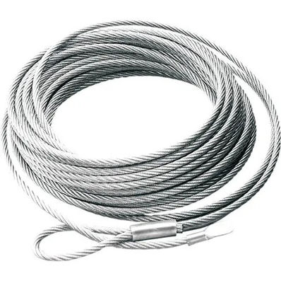 High Carbon Wire Rope Sling 8mm Galvanizing Treatment Steel Core For Marine Deck Cranes