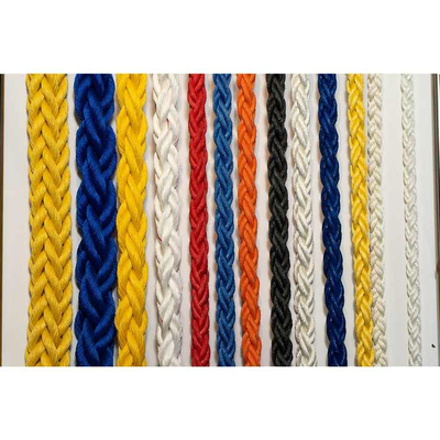 High Strength 8  Strands Braid PP Danline Floating 64mm Marine Mooring Winching Rope