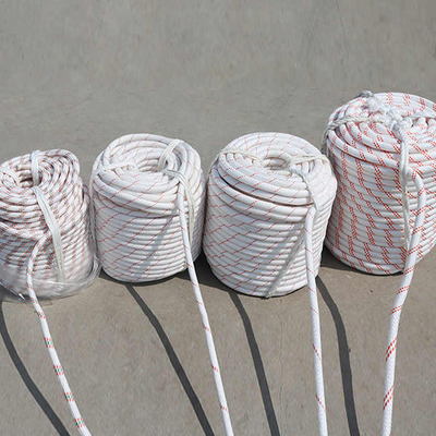 Double Solid Braided Polyester Mooring Ropes Dock Line Boat Rope