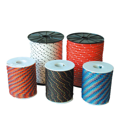 Double Solid Braided Polyester Mooring Ropes Dock Line Boat Rope