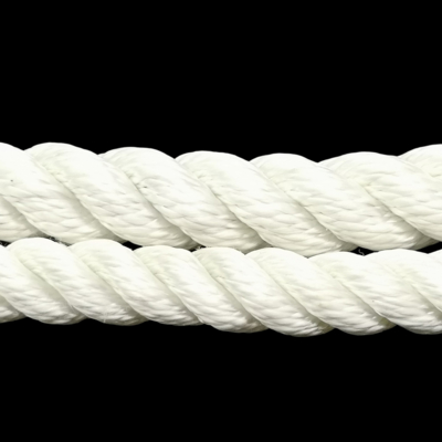 3 Strand Nylon Polyester PP Multifilament Marine Rope For Mooring Customizable Length