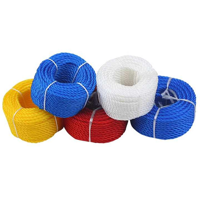 3 Strand Twisted Polypropylene Multifilament Colorful Rope PP Rope For Boat Marine Use