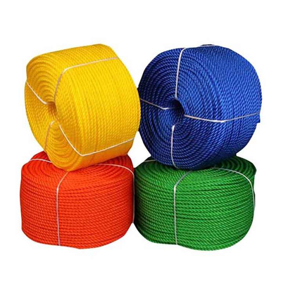 3 Strand Twisted Polypropylene Multifilament Colorful Rope PP Rope For Boat Marine Use