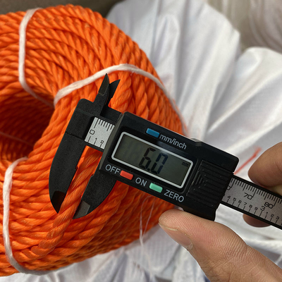 Customizable Color 6MM 8MM High Tensile 3 Strand Polypropylene Strength Packing Rope