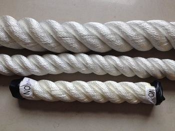 38mm/40mm/50mm/60mm Polyester / Nylon / PP Twisted Rope 3 Strand Poly Cord