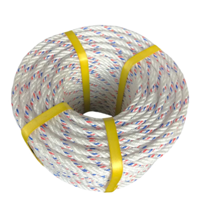 3 Strand Pp Polypropylene Rope Twisted Marine Mooring Rope Floating Fishing Rope