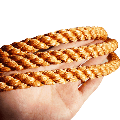 PP 3 Strands Twisted Rope Polyester Tire Line Fishing Wire Packing Rope With 220m Coil Length