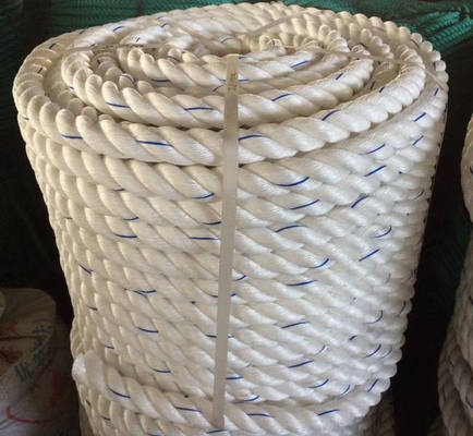 High Quality Floating Ship Mooring Rope 3 Strand Twisted 64mm Polyester Polypropylene PP Nylon Marine Rope