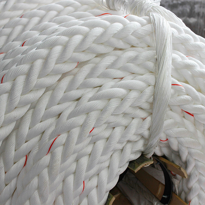 High Strength Ship Boat Marine 8 Strands Mooring Hawser Rope 20mm Used For Sea Water