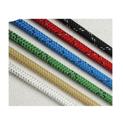 10mm 32 Strands Polypropylene Rope Polyester Colored Braided Round Cord 6mm Nylon Rope Double Braided