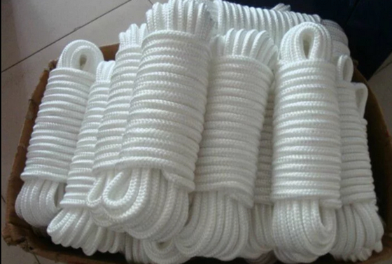 10mm 32 Strands Polypropylene Rope Polyester Colored Braided Round Cord 6mm Nylon Rope Double Braided