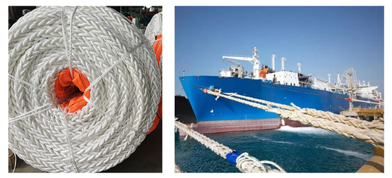 30MM 16 Strand Braided Polyester Rope With Nautical Rope