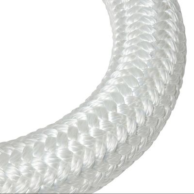 Durable Uhmwpe pp polyester - Reinforced 8 12 Strand 20mm - 70mm Double Braided Nylon Rope For Marin