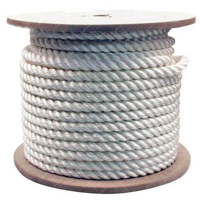 White Color Nylon Rope 32mm Diameter 3 Strand Twist Nylon Marine Rope