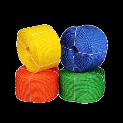 Plastic Rope PP Packaging Rope 3 Strand Twisted Rope