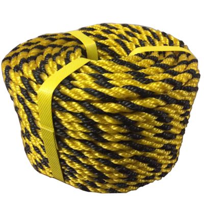 Tiger Rope 3 Strand Polyethylene PE Material Twisted Rope for Heaving Line