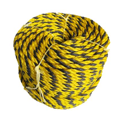 Tiger Rope 3 Strand Polyethylene PE Material Twisted Rope for Heaving Line