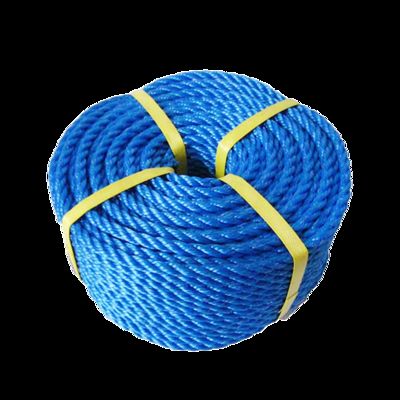 3 /4 Strand 8 MM PP Polypropylene Twisted Braided Packaging Rope for Fishing Marine