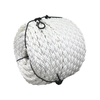 White Color 10-160mm 2 Inch Custom 8 Strands Braided Nylon Rope for Marine Boat &ship Rope