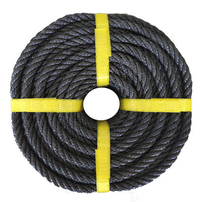 6mm Polyethylene 3 Strands Twisted Nylon Rope Plastic PE Rope for Anchor Boat Mooring