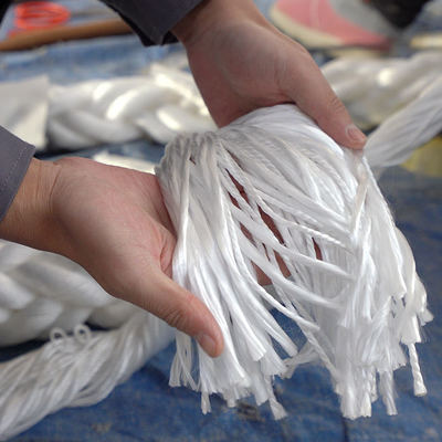 Uv Resistant 22mm 26mm 32mm 50mm 16 Strands 8 Strand White Nylon Rope Anchor Marine