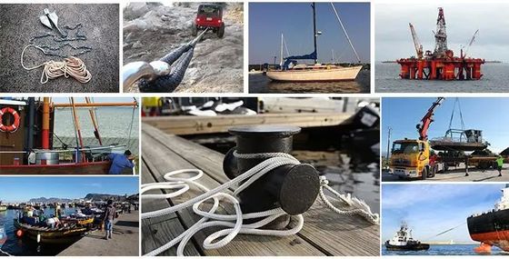 220m Length 3 Strand Twisted Danline 6mm Polypropylene Polysteel