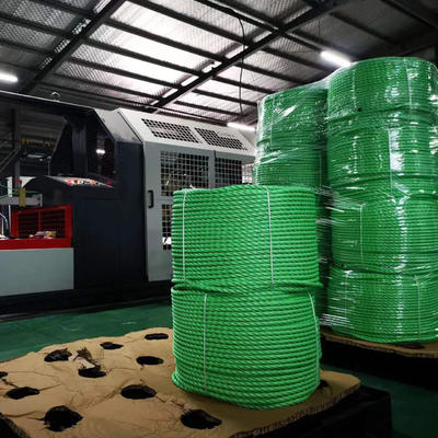 Fishing marine Polypropylene PP danline 3 /4 strands twisted PP floating polysteel rope