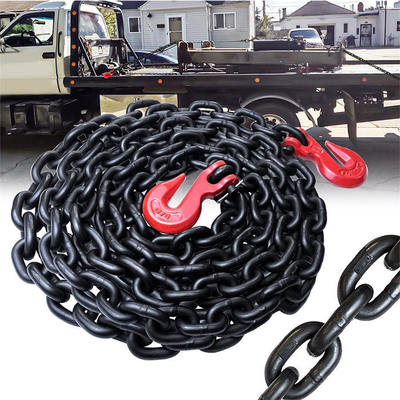 G43 13mm 14mm 16mm 18mm 19mm Thick Link Chains Long Hot Dip Galvanized G80 G100 Welded Chains