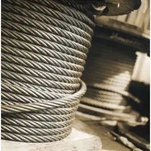 High Carbon Galvanized Steel Cable 7x7 6x19 FC IWRC 6x36 19x7 Trolleying Steel Wire Rope for Tower Crane
