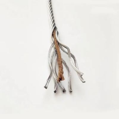 High Carbon Galvanized Steel Cable 7x7 6x19 FC IWRC 6x36 19x7 Trolleying Steel Wire Rope for Tower Crane