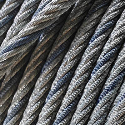 Hot Dipped Galvanized/ Ungalvanized Zinc Plated PVC Coated Steel Cable Fiber Core Steel Core Steel Wire Rope Rods