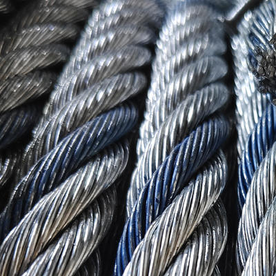 Hot Dipped Galvanized/ Ungalvanized Zinc Plated PVC Coated Steel Cable Fiber Core Steel Core Steel Wire Rope Rods