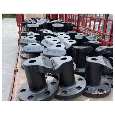 Single Cross Mooring Bitt Bollard Marine Single Dock Yacht Cable Guide Bollard