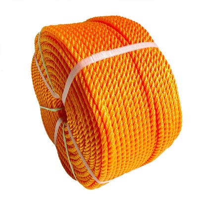 Twisted Marine Rope Custom Premium Quality 3 Strands Polypropylene Polyester PP PET Mixed Rope Marine Use Dock Line