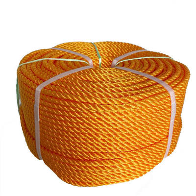 Twisted Marine Rope Custom Premium Quality 3 Strands Polypropylene Polyester PP PET Mixed Rope Marine Use Dock Line