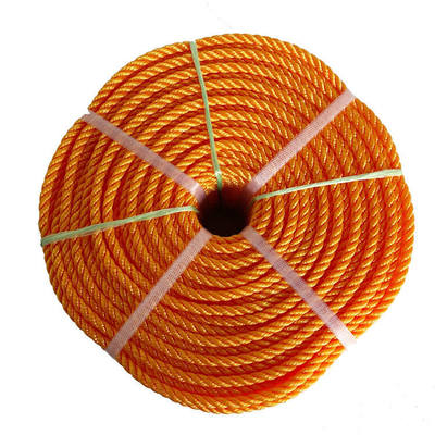 Twisted Marine Rope Custom Premium Quality 3 Strands Polypropylene Polyester PP PET Mixed Rope Marine Use Dock Line