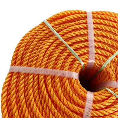 Twisted Marine Rope Custom Premium Quality 3 Strands Polypropylene Polyester PP PET Mixed Rope Marine Use Dock Line