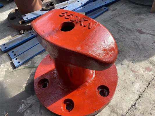 Cast Iron Steel TEE Head Single Marine Mooring Steel Bollard Type T Head Bollard for Port