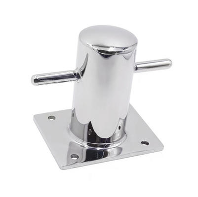 Marine Hardware Supplier Heavy Duty Mooring Marine Double Horn Bitt Cross Cast Iron Bollards Marine Bollard