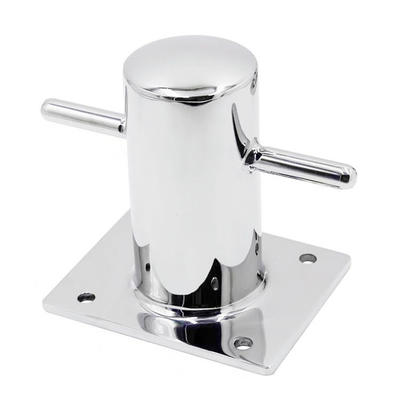 Marine Hardware Supplier Heavy Duty Mooring Marine Double Horn Bitt Cross Cast Iron Bollards Marine Bollard