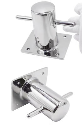 Marine Hardware Supplier Heavy Duty Mooring Marine Double Horn Bitt Cross Cast Iron Bollards Marine Bollard