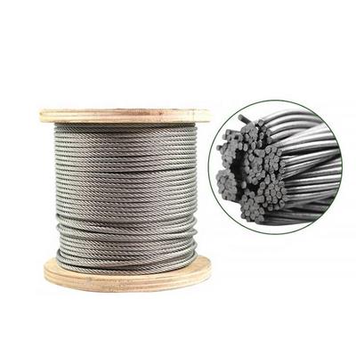 1.5 mm 2 mm 3mm 304 316 Stainless Steel Wire Rope for Wire Rope Sling