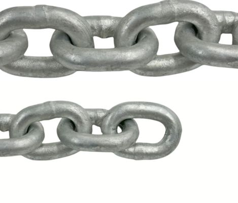 8mm Hot Dip Galvanized Chain DIN766 Welded Marine Chain for Connection