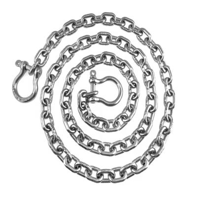 DIN766 ISO4565 Marine Hot Dipped Galvanized Calibrated Anchor Chain Dia.8mm