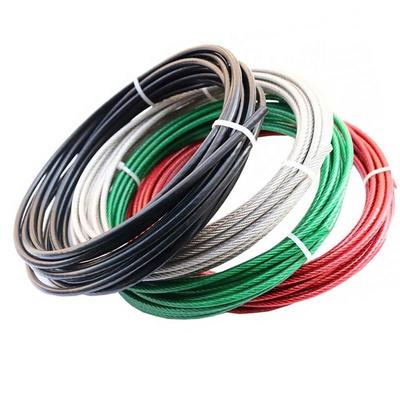 High Quality 0.3mm-12mm Pvc Coated Galvanized Stainless Steel Wire Rope